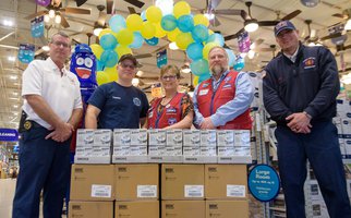 Lowe's Home Improvement Conway donates smoke detectors to Conway Fire Department